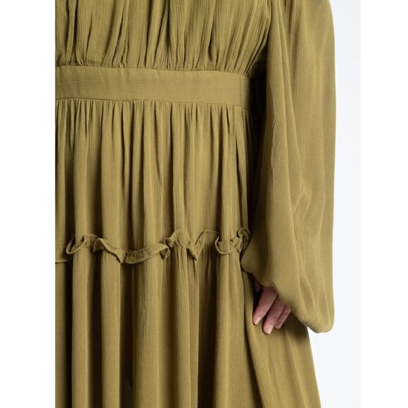 Eloquii Tiered Ruffle Maxi Dress - Picture 4 of 4